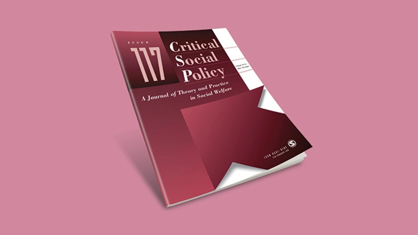 New publication in Critical Social Policy